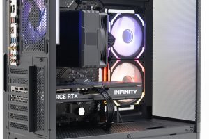 Komputer Obsidian PRIME, Ryzen 5 7600X, 32 GB, Radeon RX 9060 XT, 1 TB M.2 PCIe — widok 6