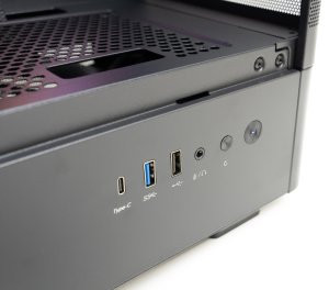 Komputer Obsidian PRIME, Ryzen 5 7600X, 32 GB, Radeon RX 9060 XT, 1 TB M.2 PCIe — widok 8