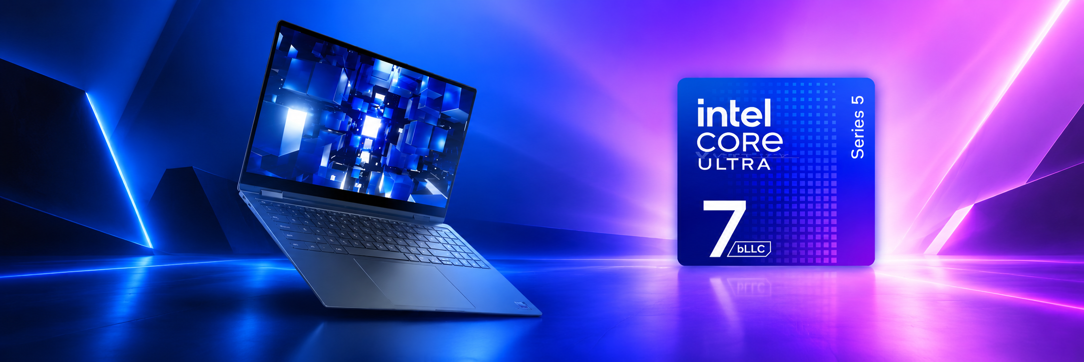 Laptop z procesorem Intel Core Ultra