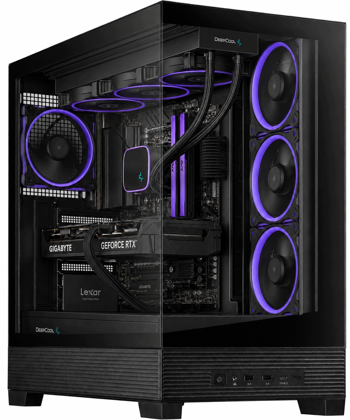 Komputer Gamingowy Ryzen 7 7800X3D RTX 5060TI 32GB DDR5 SSD 1TB B650 850W