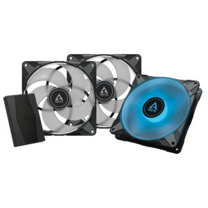 Wentylator Arctic P14 PWM PST RGB 0dB 3-pack + Hub (ACFAN00256A)