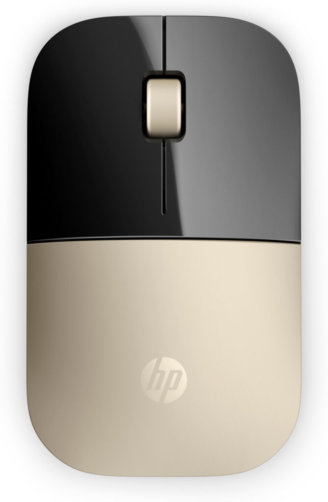 HP Mysz bezprzewodowa HP Z3700, złota