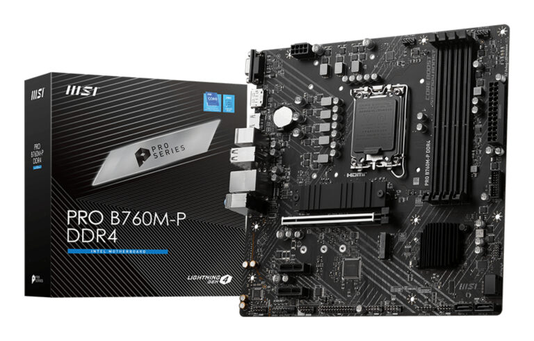 MSI PRO B760M-P DDR4