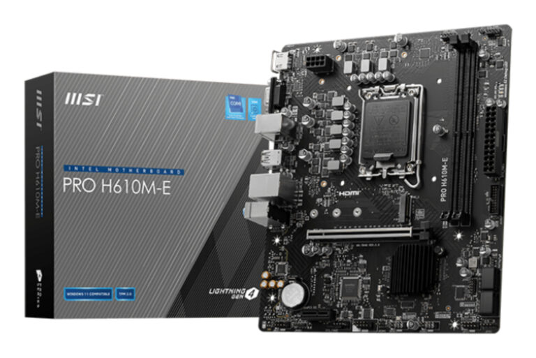 Płyta główna MSI PRO H610M-E