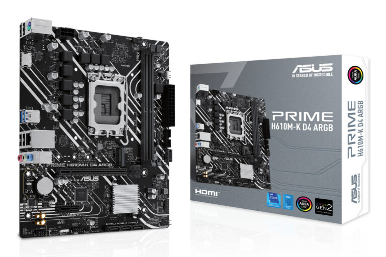 Płyta główna Asus PRIME H610M-K D4 ARGB