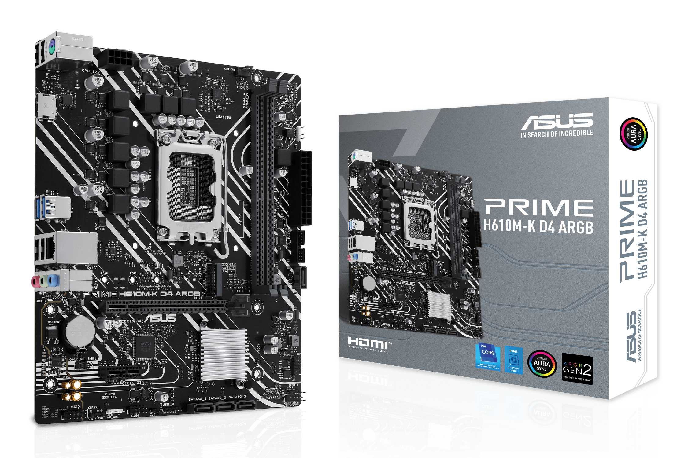 ASUS PRIME H610M-K D4 ARGB