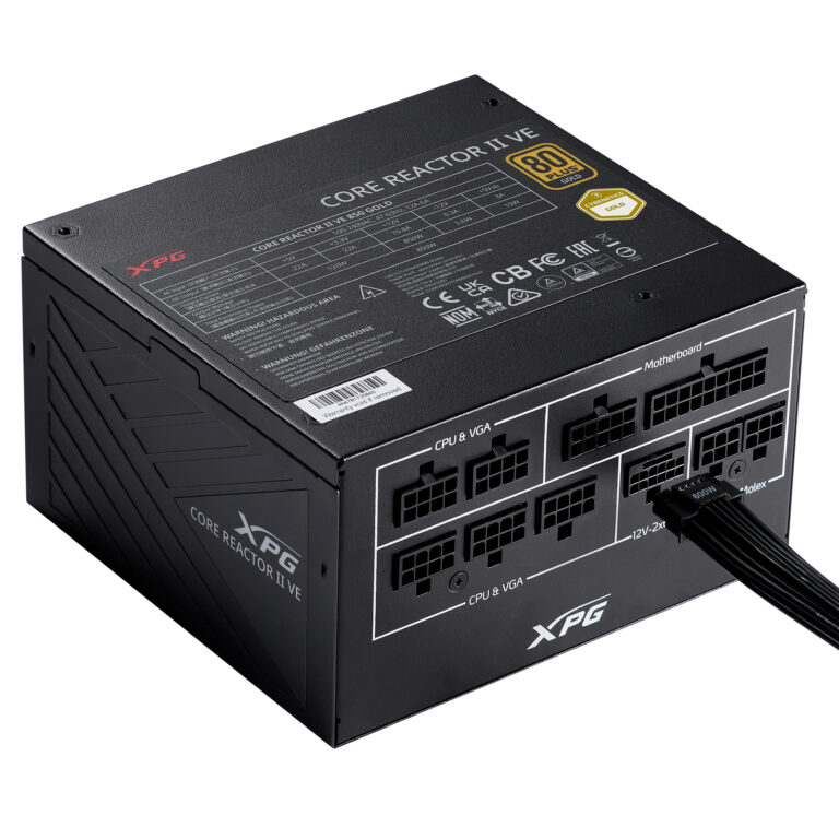 Zasilacz XPG Core Reactor II VE 850W (COREREACTORIIVE850G-BKCEU)