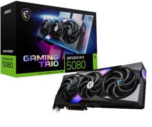 Karta graficzna MSI GeForce RTX 5080 Gaming Trio OC 16GB GDDR7 DLSS4