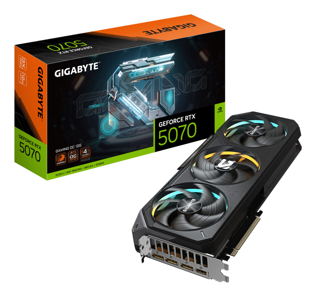 GIGABYTE GeForce RTX 5070 GAMING OC 12G