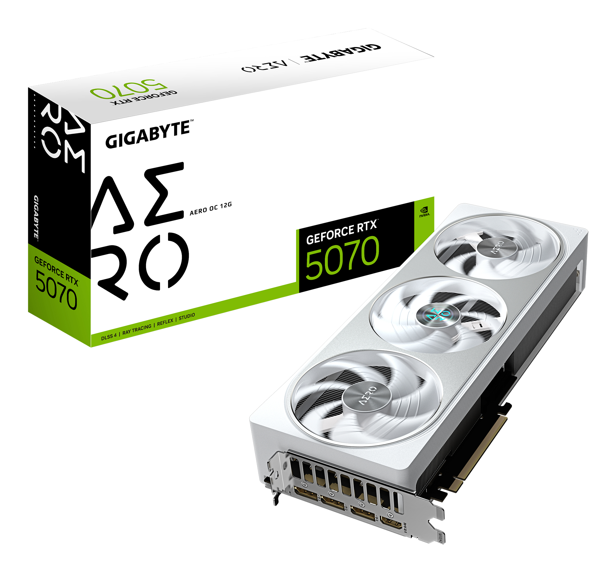 GIGABYTE GeForce RTX 5070 AERO OC 12G