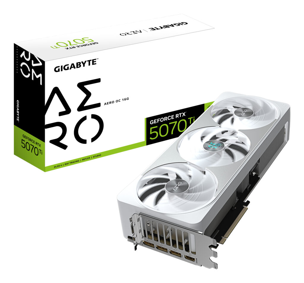 GIGABYTE GeForce RTX 5070 Ti AERO OC 16G