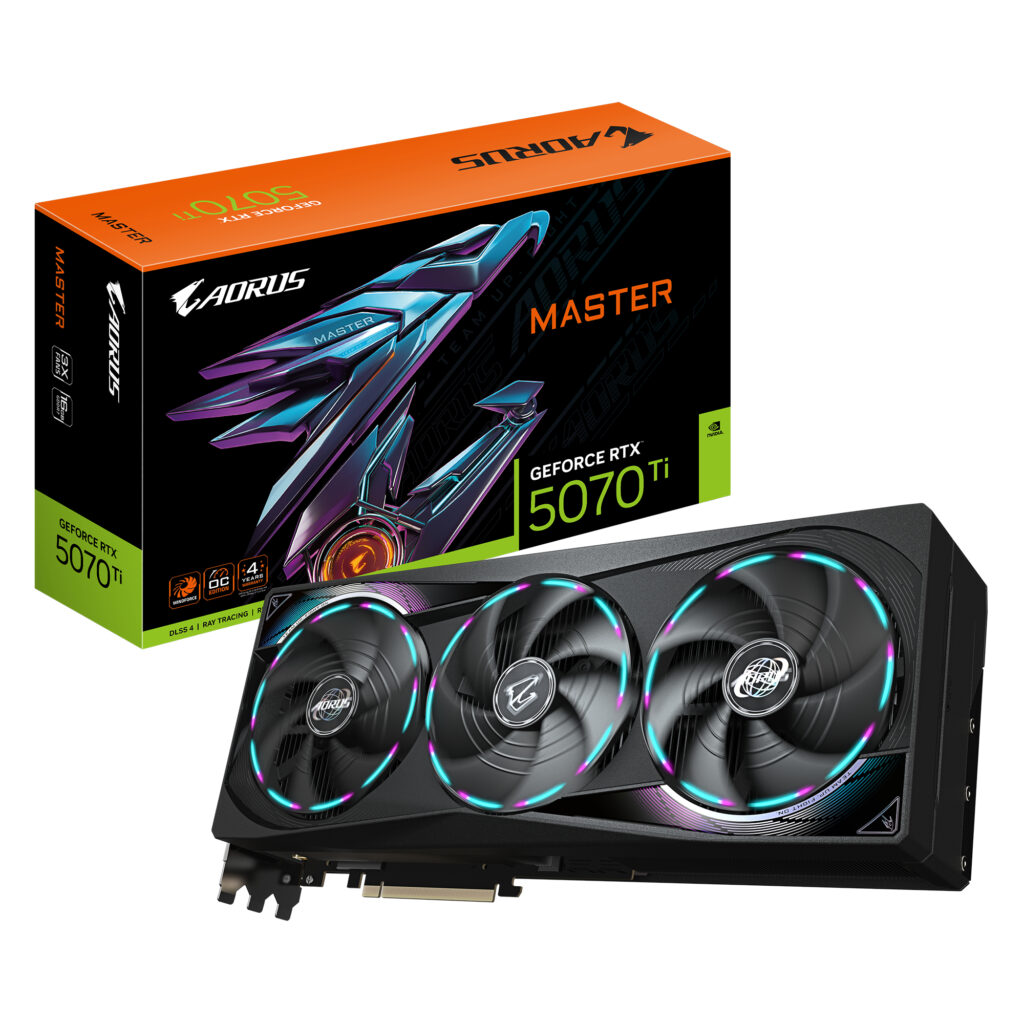 GIGABYTE AORUS GeForce RTX 5070 Ti MASTER 16G