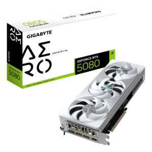 Karta graficzna Gigabyte GeForce RTX 5080 Aero OC SFF 16GB GDDR7 DLSS4 (GV-N5080AERO OC-16GD)