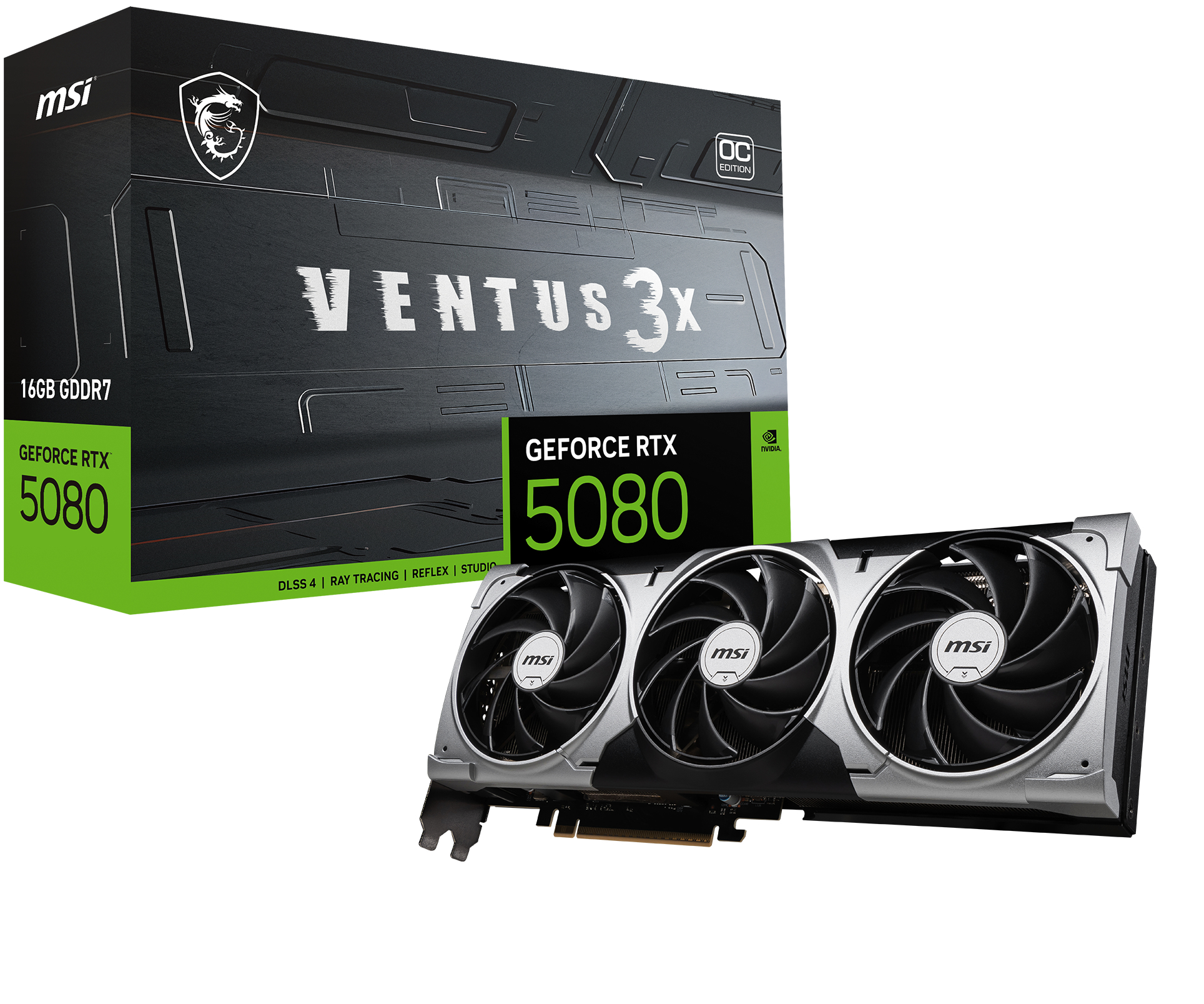 MSI GeForce RTX 5080 16G VENTUS 3X OC