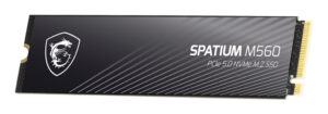 Dysk SSD MSI Spatium M560 2TB M.2 2280 PCI-E x4 Gen5 NVMe (SPATIUM M560 PCIE 5.0 NVME M.2 2TB)