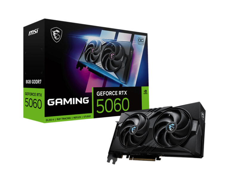 Karta graficzna MSI GeForce RTX 5060 Gaming OC 8GB GDDR7 DLSS4