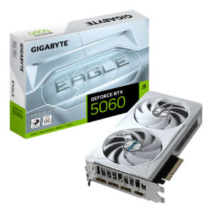 Karta graficzna Gigabyte GeForce RTX 5060 Eagle OC ICE 8GB GDDR7 DLSS4 (GV-N5060EAGLEOC ICE-8GD)