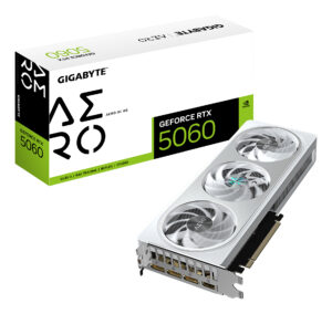 Karta graficzna Gigabyte GeForce RTX 5060 Aero OC 8GB GDDR7 DLSS4 (GV-N5060AERO OC-8GD)