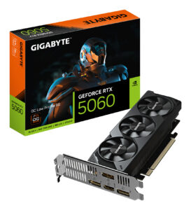 Karta graficzna Gigabyte GeForce RTX 5060 OC Low Profile 8GB GDDR7 DLSS4 (GV-N5060OC-8GL)