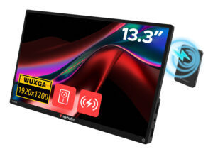 Monitor Verbatim Przenośny dotykowy ALU WUXGA 13.3'' z powerbankiem 5000mAh Czarny (23942320876)
