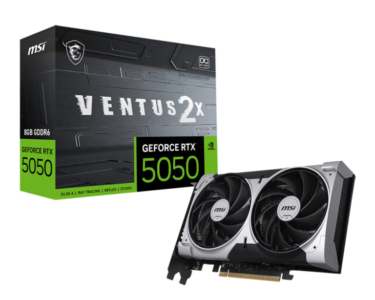 Karta graficzna MSI GeForce RTX 5050 Ventus 2X OC 8GB GDDR6 DLSS4