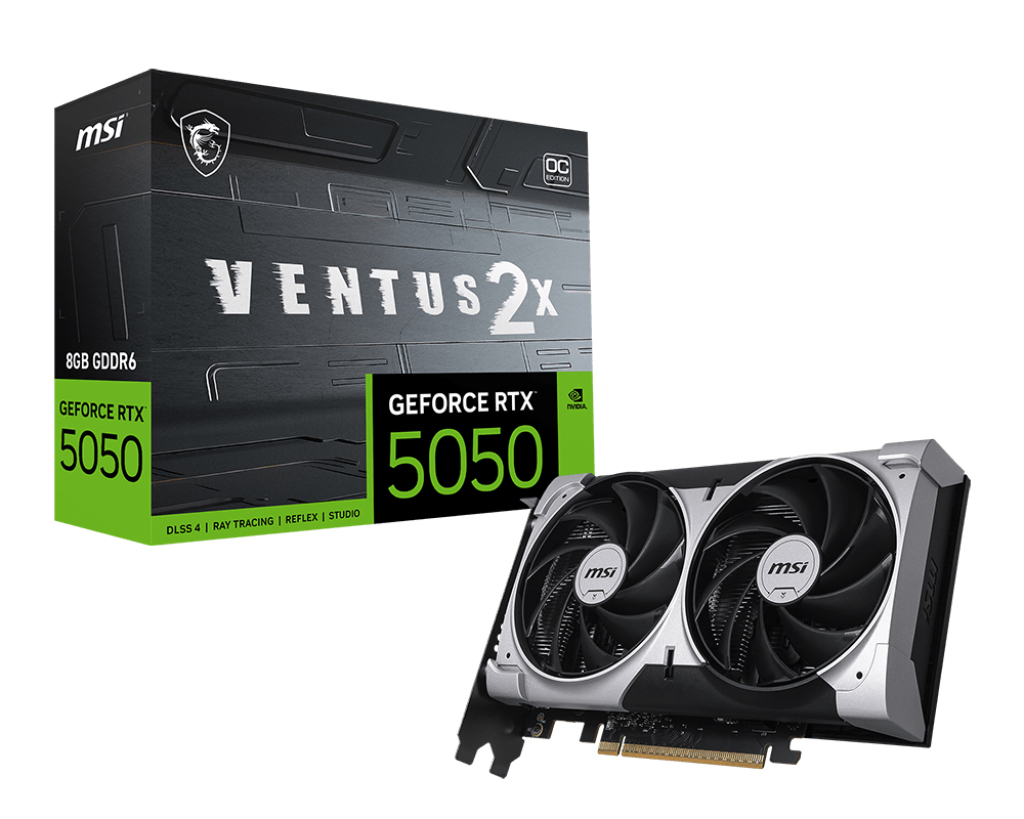 MSI GEFORCE RTX 5050 8G VENTUS 2X OC