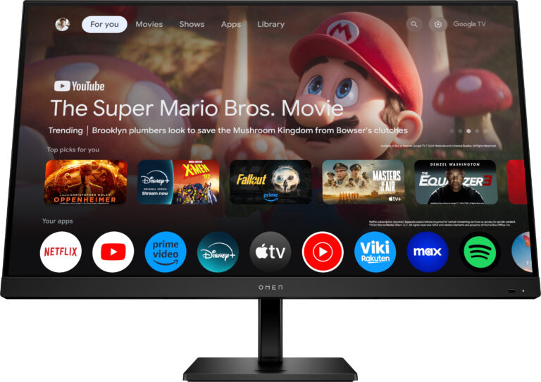 HP OMEN by HP 31.5 inch UHD 144Hz Smart Gaming Monitor - OMEN 32x