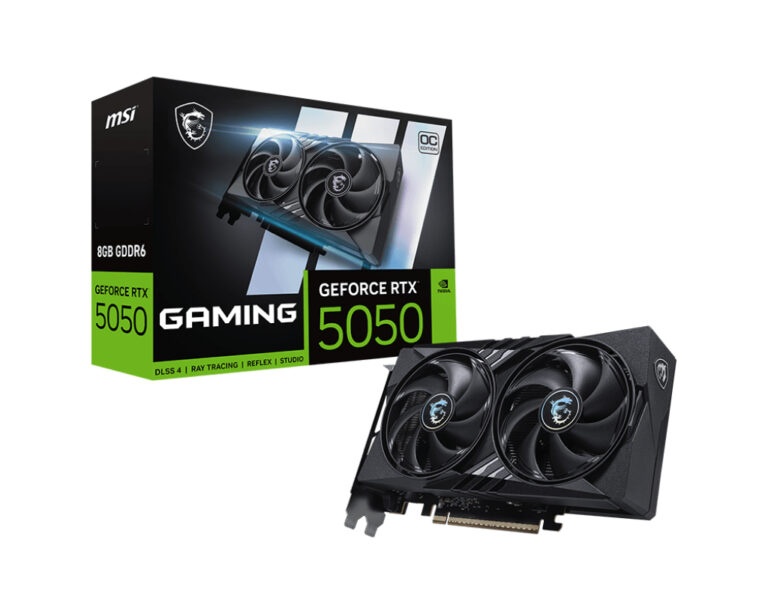 Karta graficzna MSI GeForce RTX 5050 Gaming OC 8GB GDDR6 DLSS4