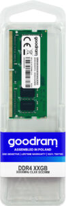Pamięć do laptopa GoodRam SODIMM, DDR4, 8 GB, 2400 MHz, CL17 (GR2400S464L17S/8G)