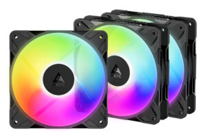 Wentylator Arctic P12 Pro Reverse A-RGB 3-pack czarny (ACFAN00333A)