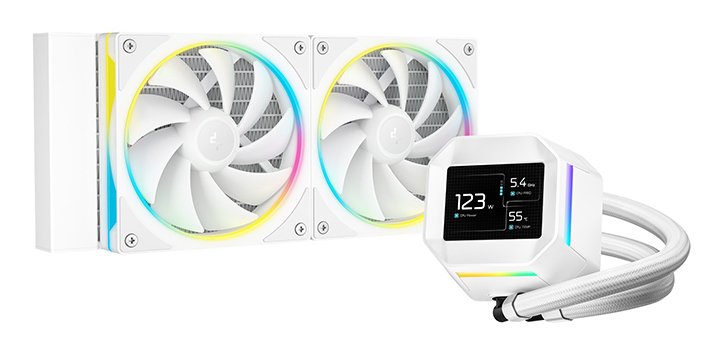 Chłodzenie wodne Deepcool LM240 WH (R-LM240-WHDMMC-1)