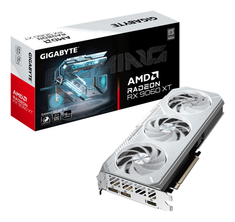 Karta graficzna Gigabyte Radeon RX 9060 XT Gaming OC ICE 16GB GDDR6 (GV-R906XGAMINGOCICE-16GD)