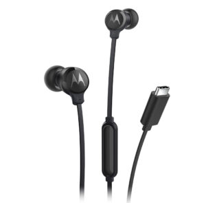 Słuchawki Motorola Słuchawki douszne Earbuds 3C-S USB-C czarny