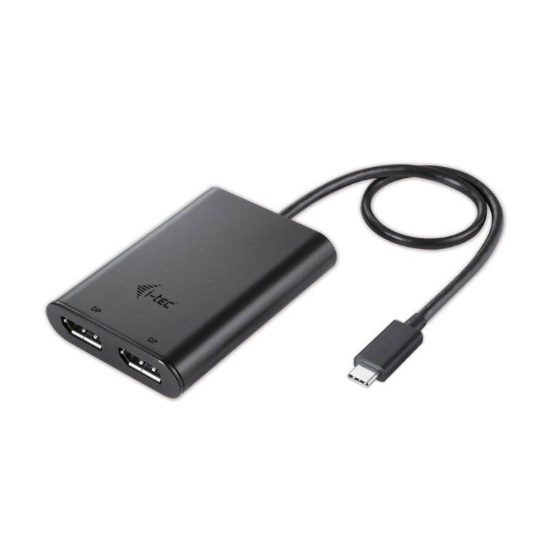 Stacja/replikator I-TEC USB-C - DisplayPort x2 Czarny  (C31DUAL4KDP)