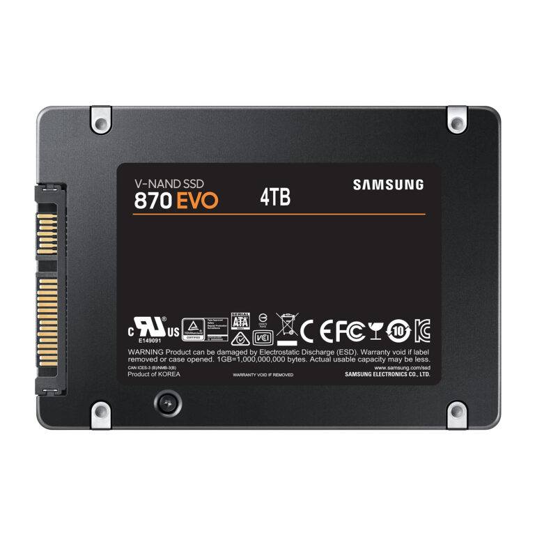 Dysk SSD Samsung 870 EVO 4TB 2.5'' SATA III (MZ-77E4T0B/EU)