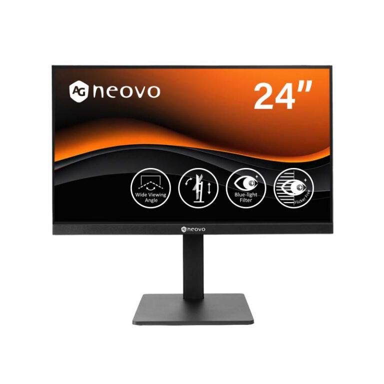 Monitor AG Neovo monitor komputerowy 60,5 cm (23.8'') 1920 x 1080 px Full HD LCD czarny (LH2404)