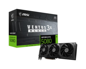 Karta graficzna MSI GeForce RTX 5080 16G Ventus 3X OC Black (4711377423779)