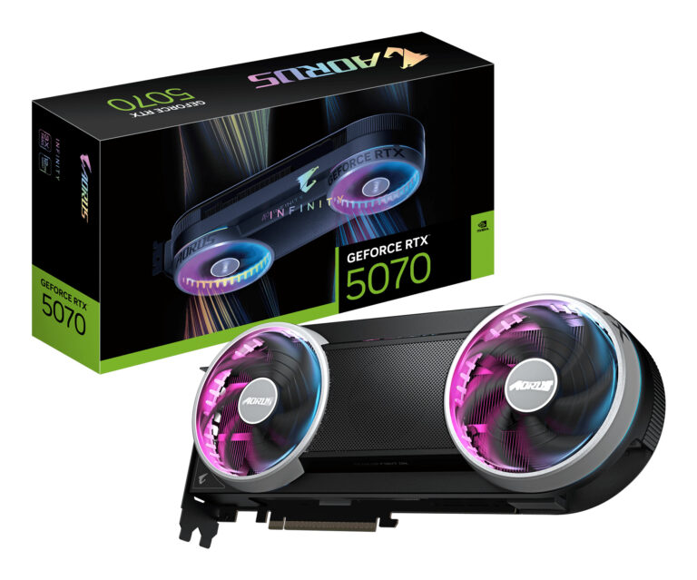 Karta graficzna Gigabyte AORUS GeForce RTX 5070 Infinity 12GB DLSS4 (GV-N5070AORUS IF-12GD)