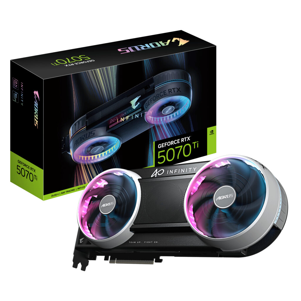 GIGABYTE AORUS GeForce RTX 5070 Ti INFINITY 16G