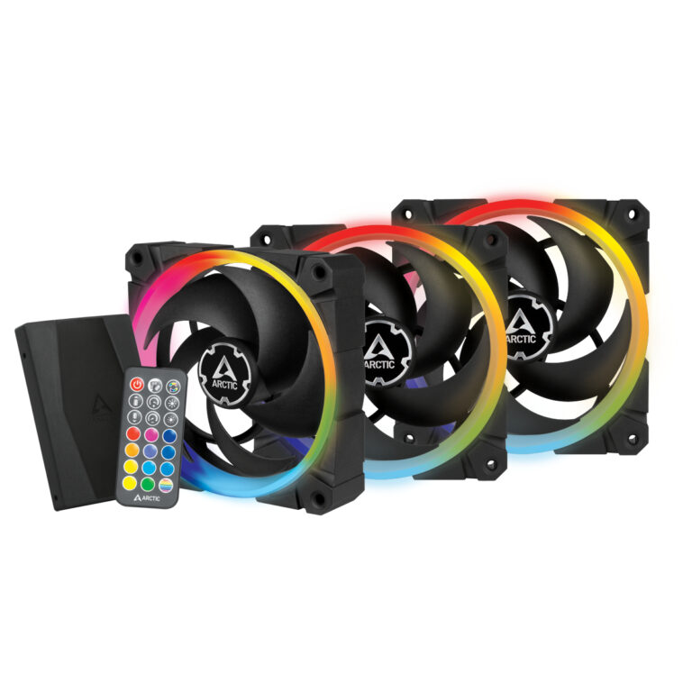 Wentylator Arctic BioniX P120 A-RGB 3-pack + Hub + Pilot (ACFAN00156A)