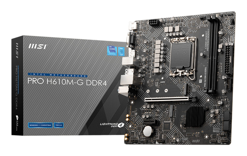 MSI PRO H610M-G DDR4