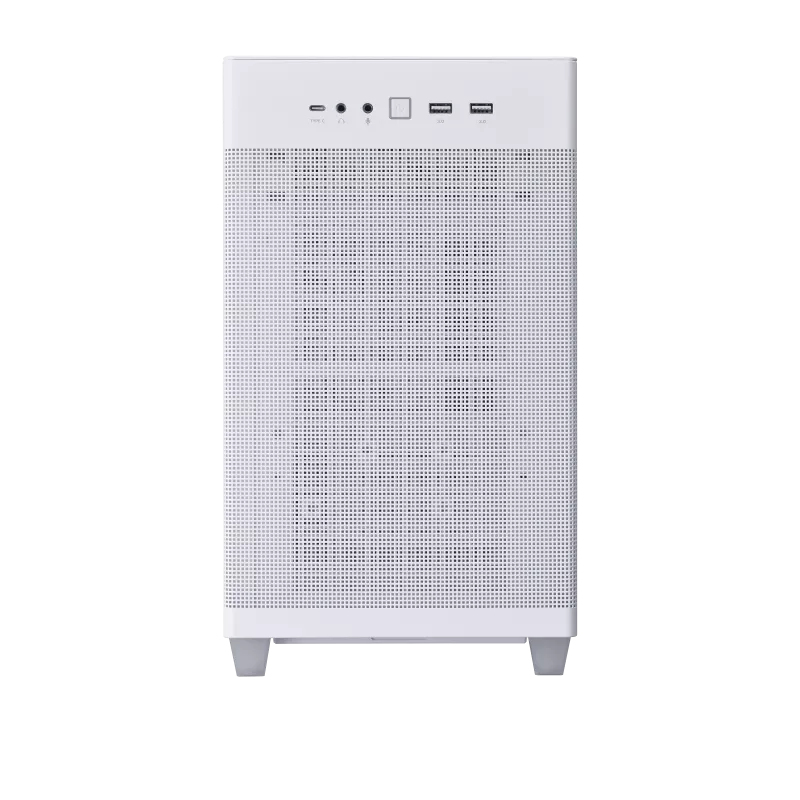 ASUS Prime AP201 Tempered Glass — biała obudowa micro ATX / Mini-ITX