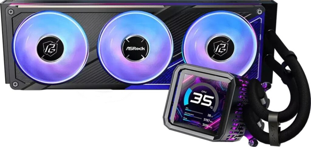Chłodzenie CPU ASRock Phantom Gaming 360 LCD (90-APGA36-BAAGA5)