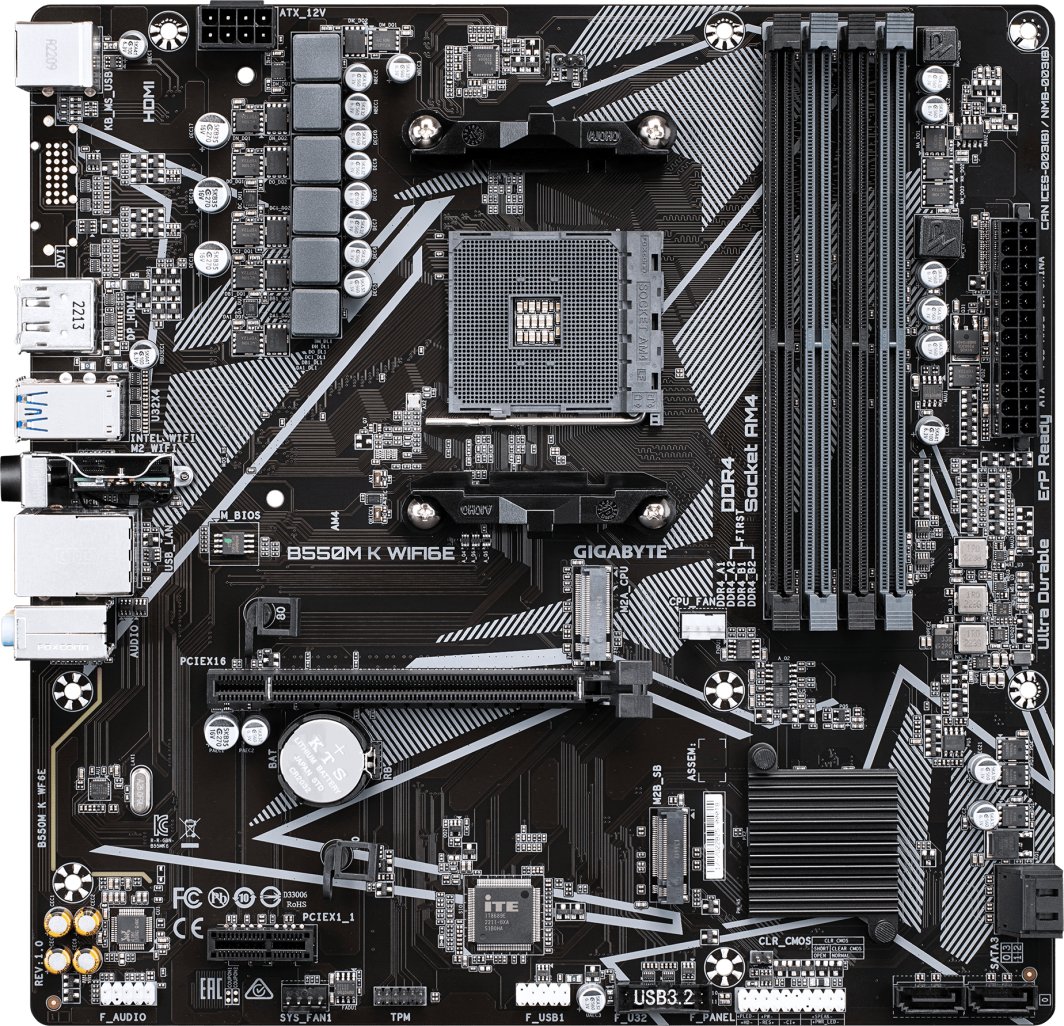 Płyta główna Gigabyte B550M K WIFI6E