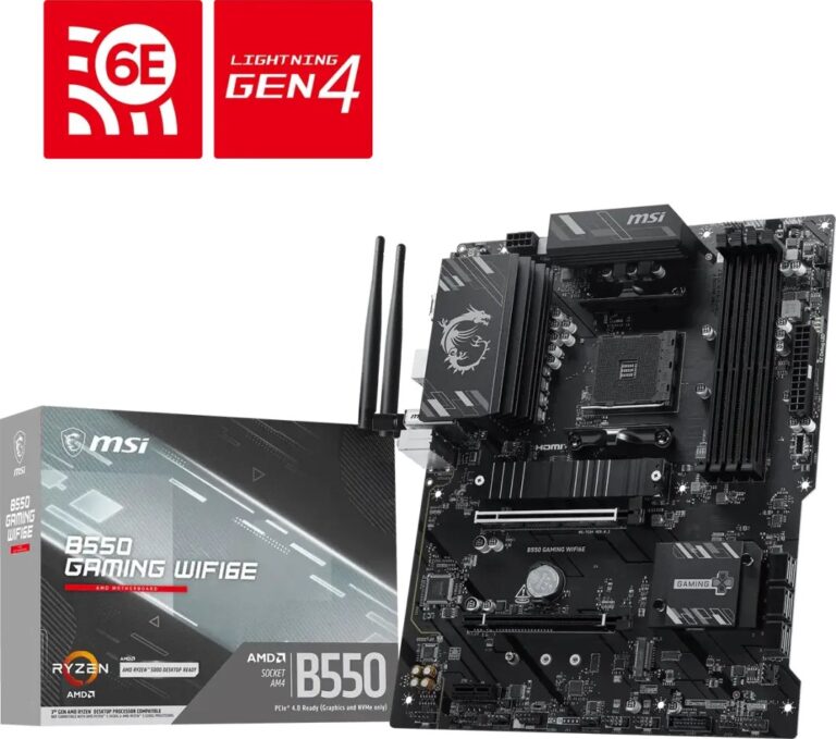 Płyta główna MSI B550 Gaming WIFI6E płyta główna AMD B550 Socket AM4 (594151)