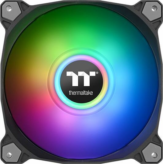 Wentylator Thermaltake Pure Duo 12 ARGB 2-pack Czarne (CL-F115-PL12SW-A)