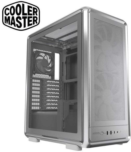 Obudowa Cooler Master Cooler Master case MasterFrame 500 Mesh Silver, Przezroczysty panel boczny, ATX, 2x 200mm Fan, 1x 120mm Fan, Szary
