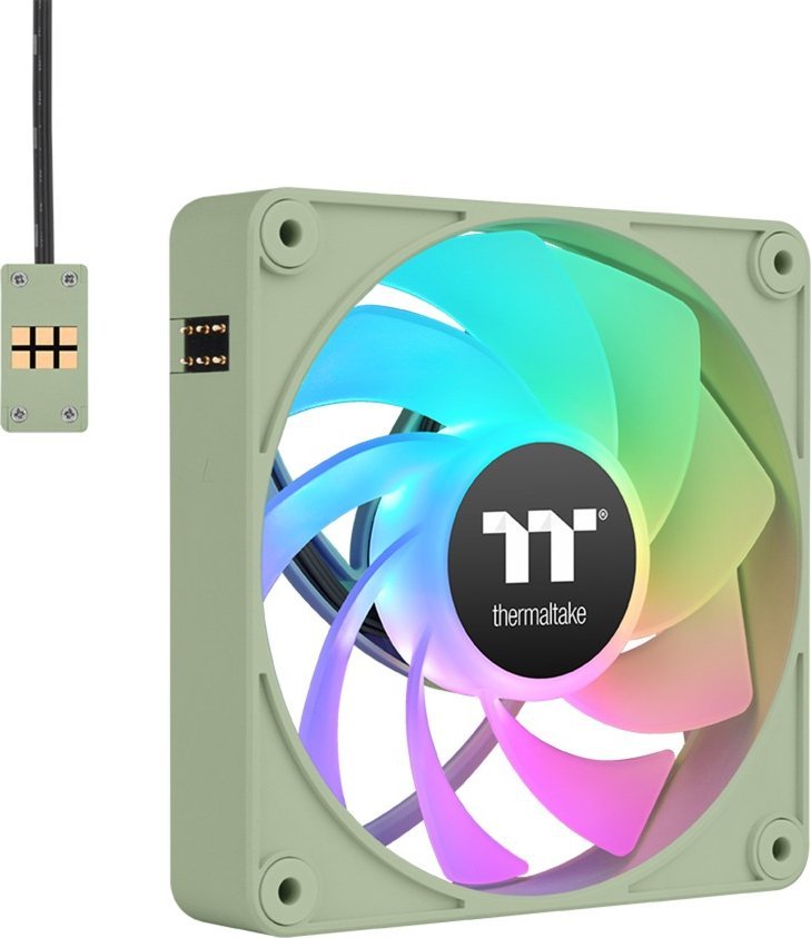 Wentylator Thermaltake CT120 EX Reverse ARGB Sync 3-pack zielony (CL-F198-PL12MG-A)
