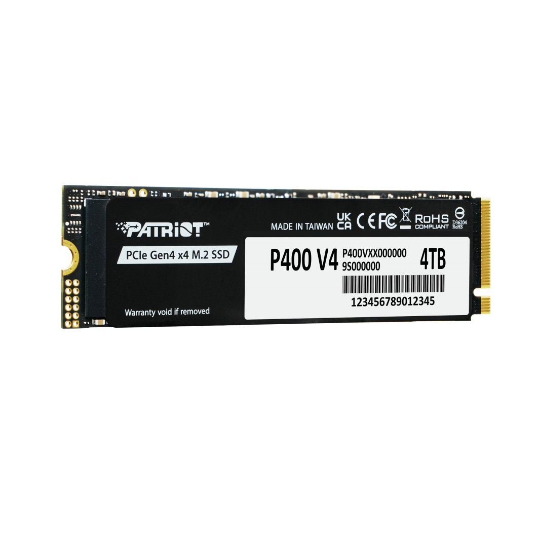 Dysk SSD Patriot P400 V4 4TB M.2 2280 PCI-E x4 Gen4 NVMe (P400VP4TBM28H)