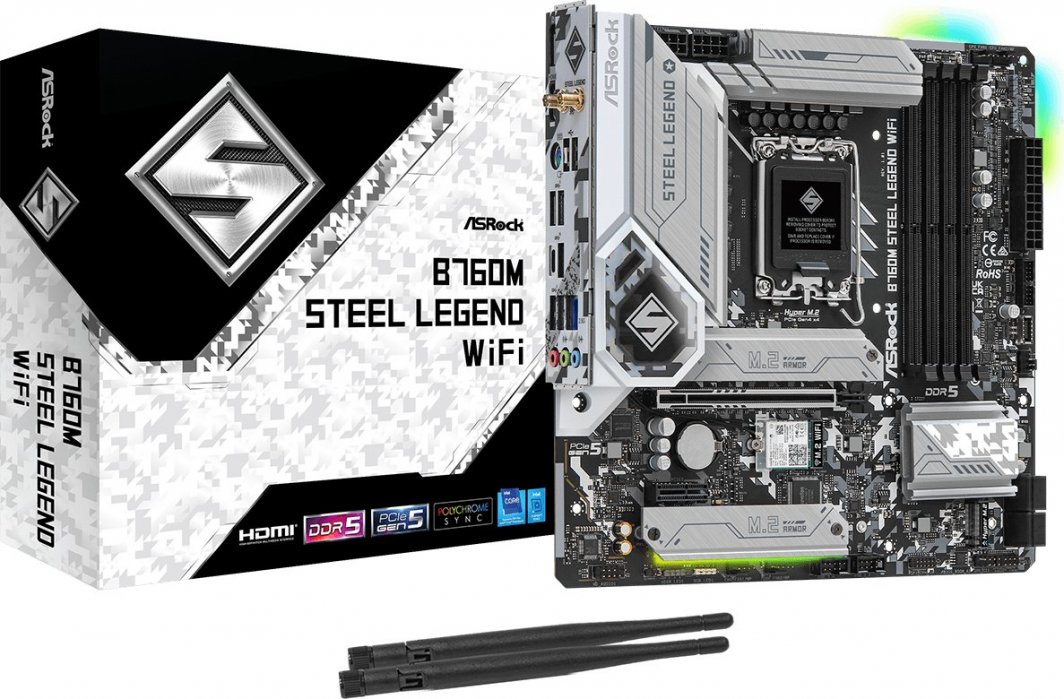 Płyta główna ASRock B760M STEEL LEGEND WIFI